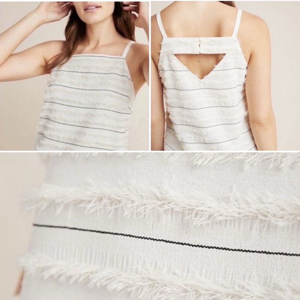 Maeve by Anthropologie Women's Quinn Textured Cami Tank Top Size 4